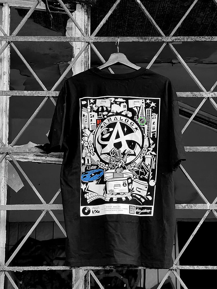 "Analog Black" - T-Shirt