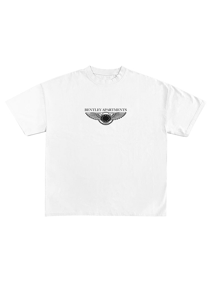 "Bentley Apartments" T-Shirt Weiß