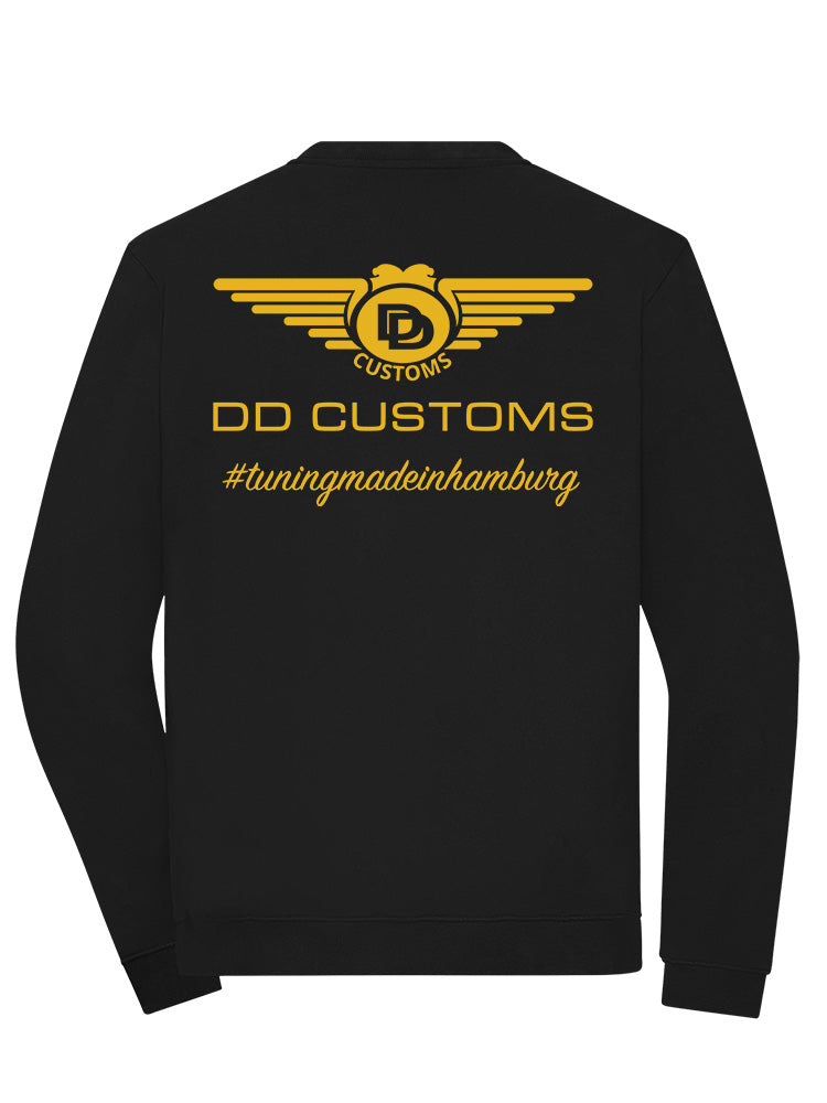 DD Customs Gold Logo - Sweater