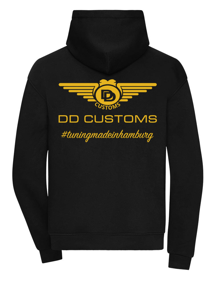 DD Customs Gold Logo - Hoodie