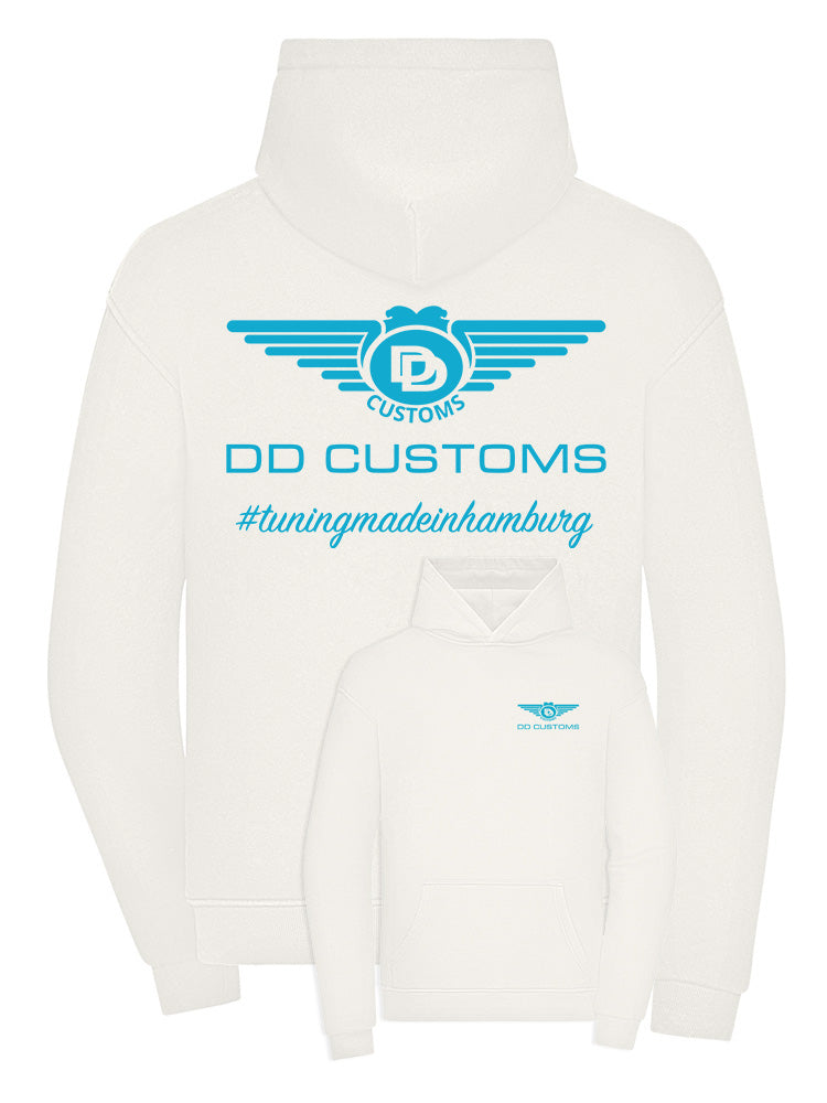 DD Customs Blue Logo - Hoodie