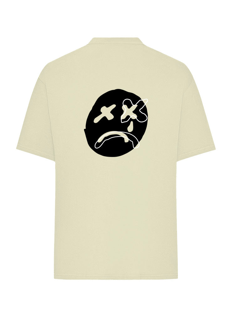 Lost Black Smiley - T-Shirt