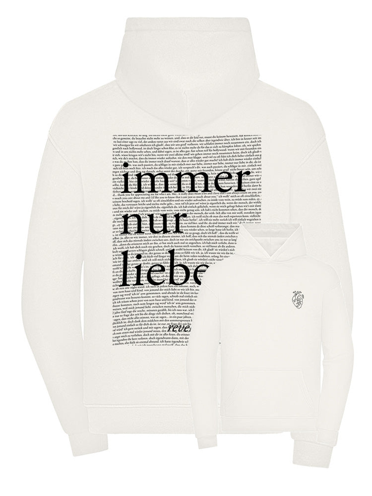 "immer nur liebe" Hoodie