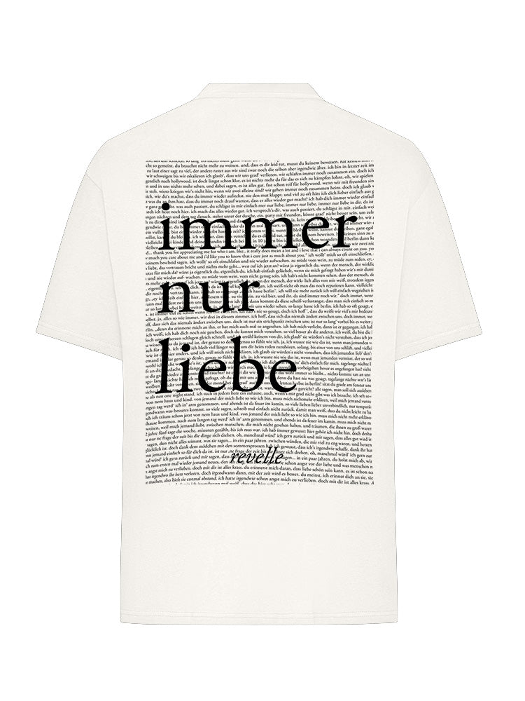 "immer nur liebe" T-Shirt