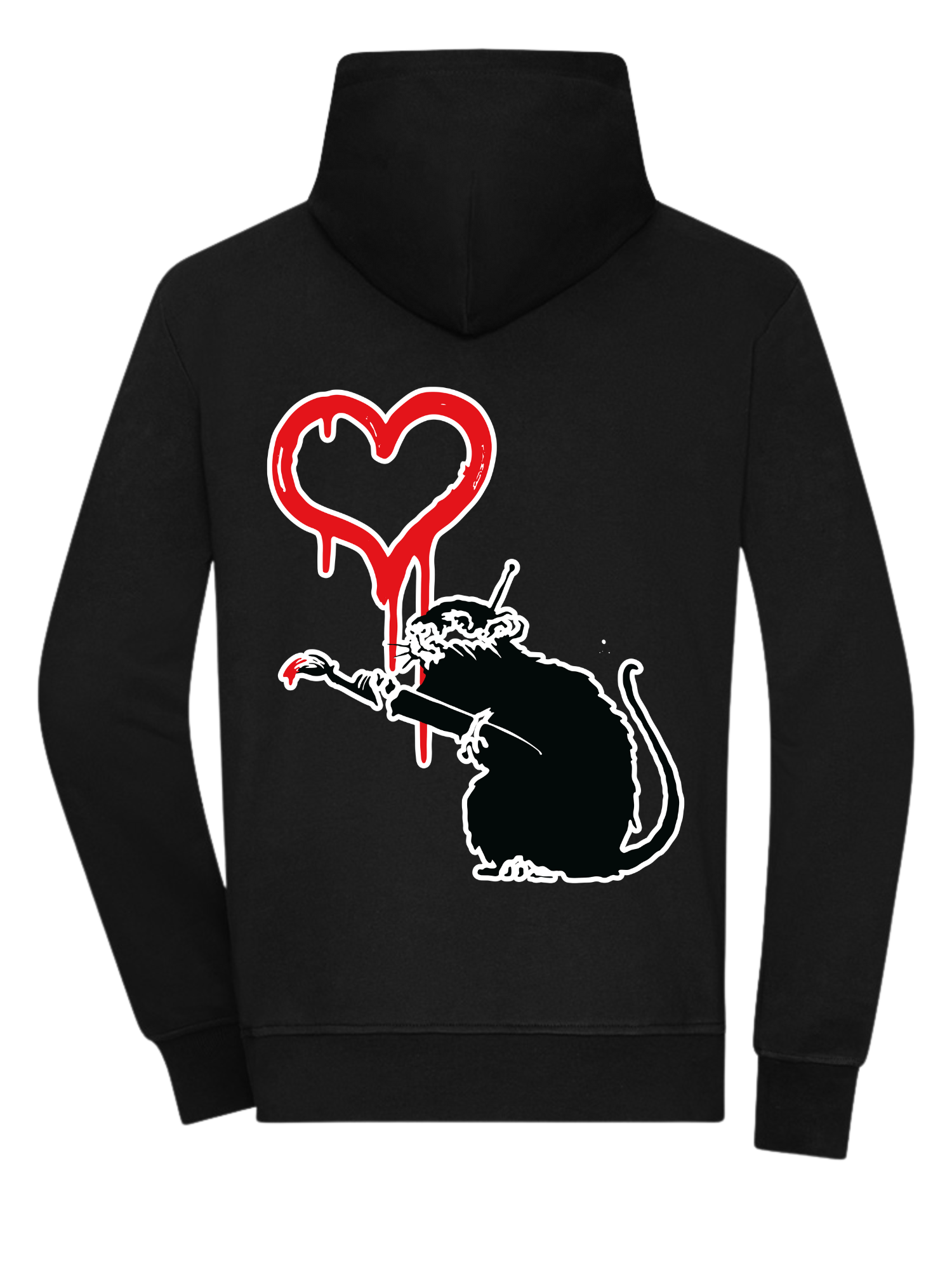 Banksy - Love Rat Hoodie