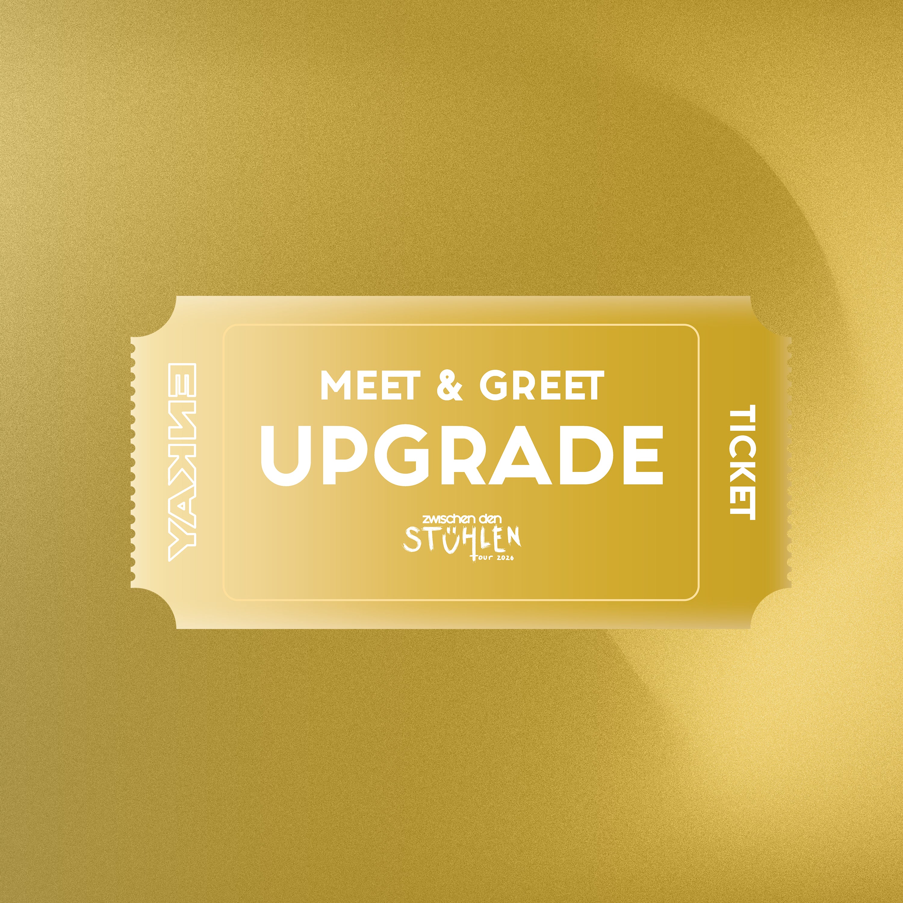 Meet & Greet Upgrade Bundle (Zwischen den Stühlen Tour)