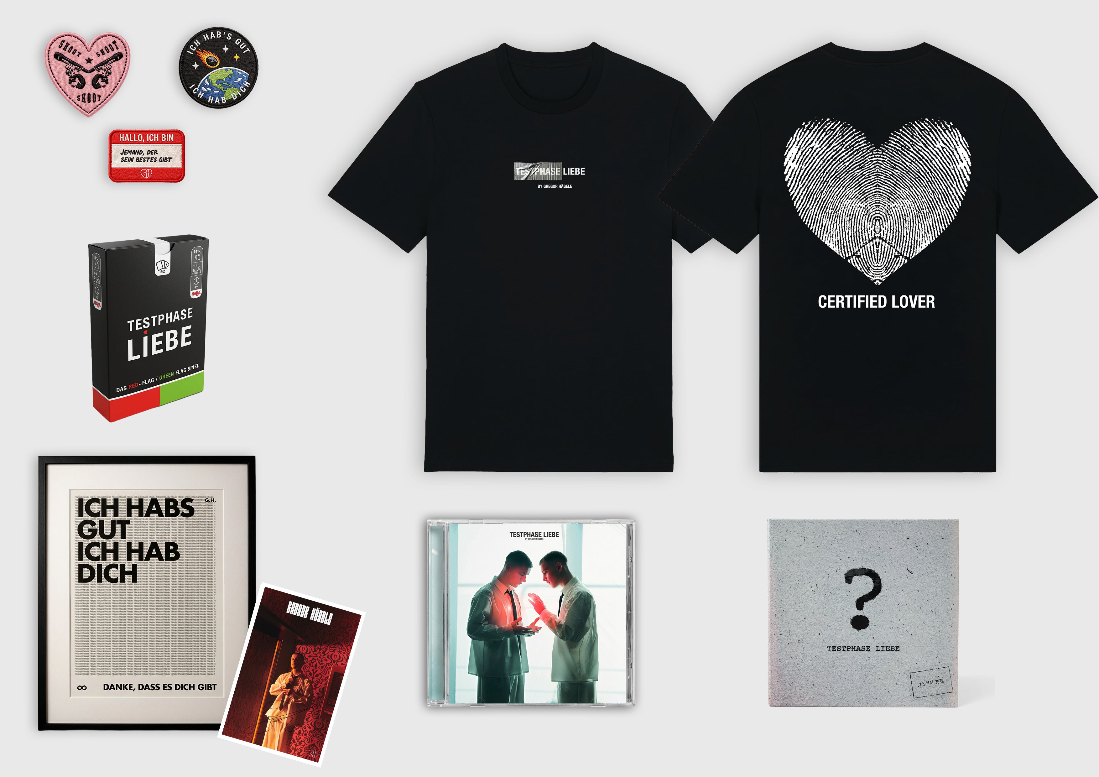 "TESTPHASE LIEBE" CD x SHIRT BUNDLE
