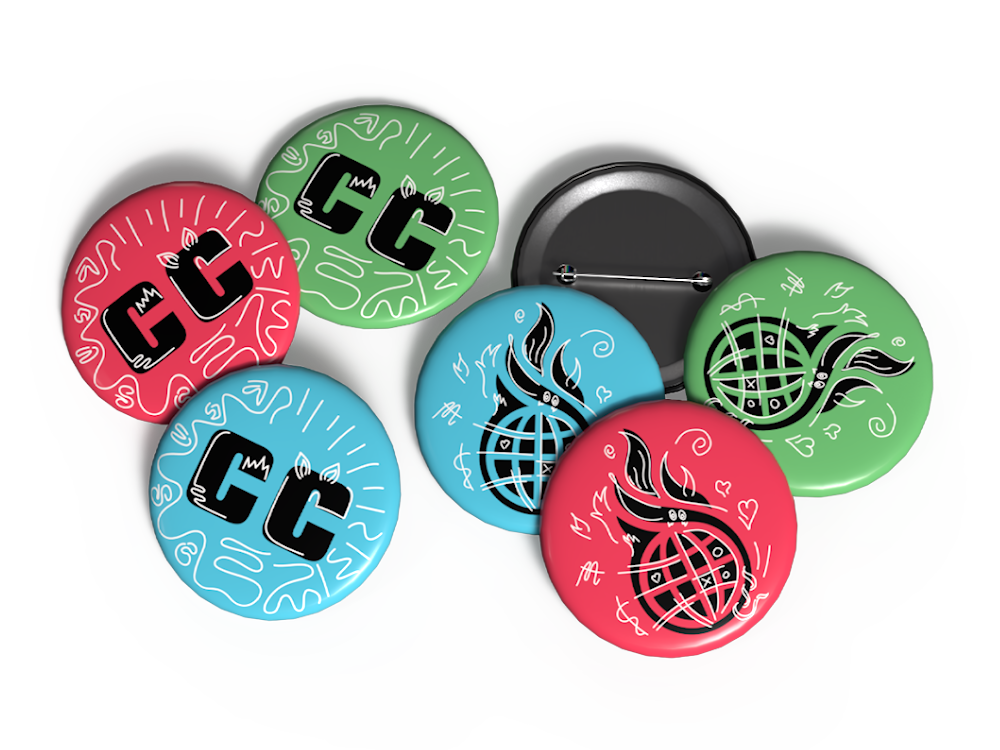 Ansteckbuttons 3er Pack - Culcha Candela