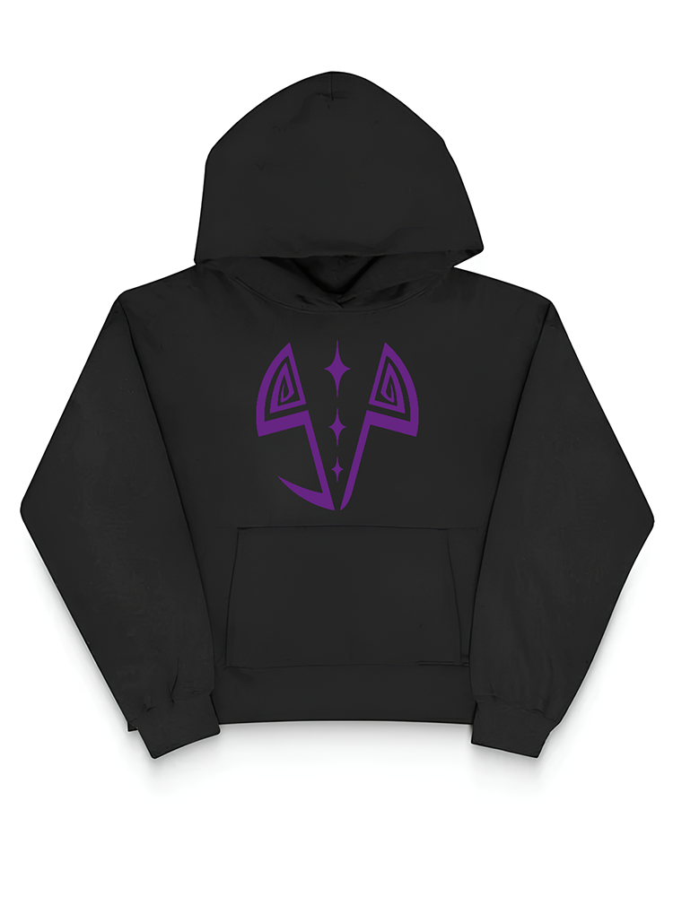 Black purple hoodie on sale