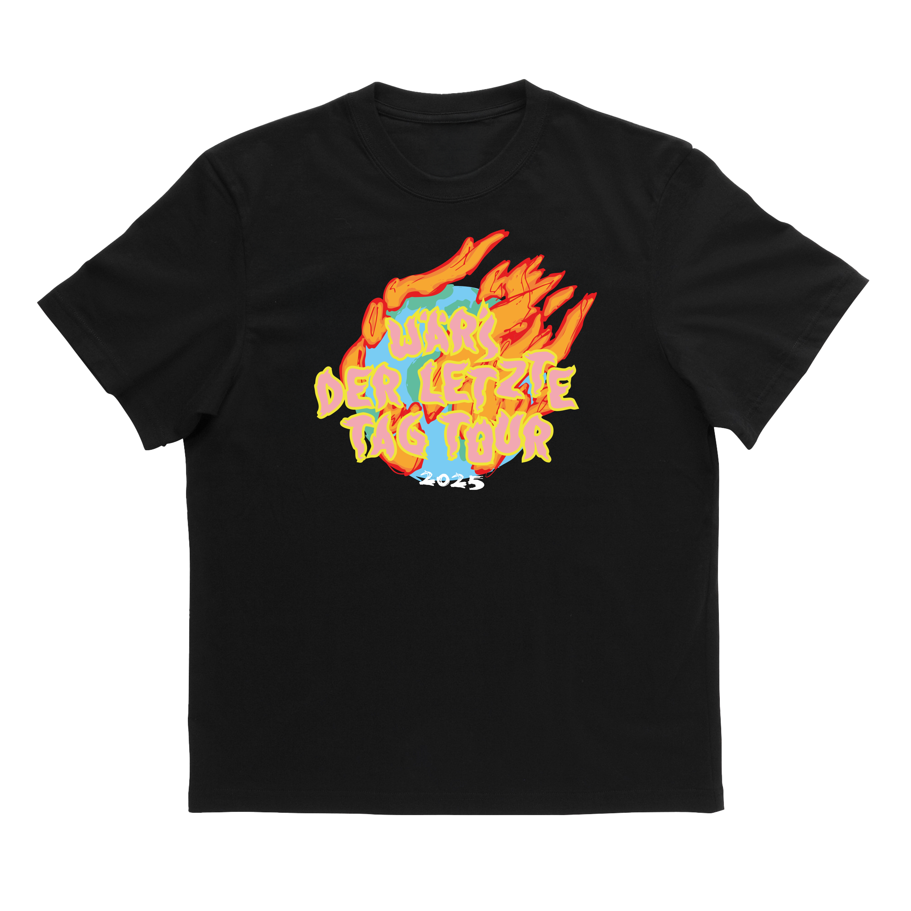 Wär's der letzte Tag - Tour Shirt - Black
