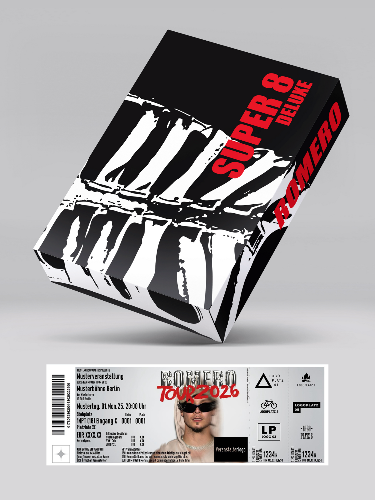 ROMERO - SUPER 8 DELUXE TICKET BUNDLE - Hamburg