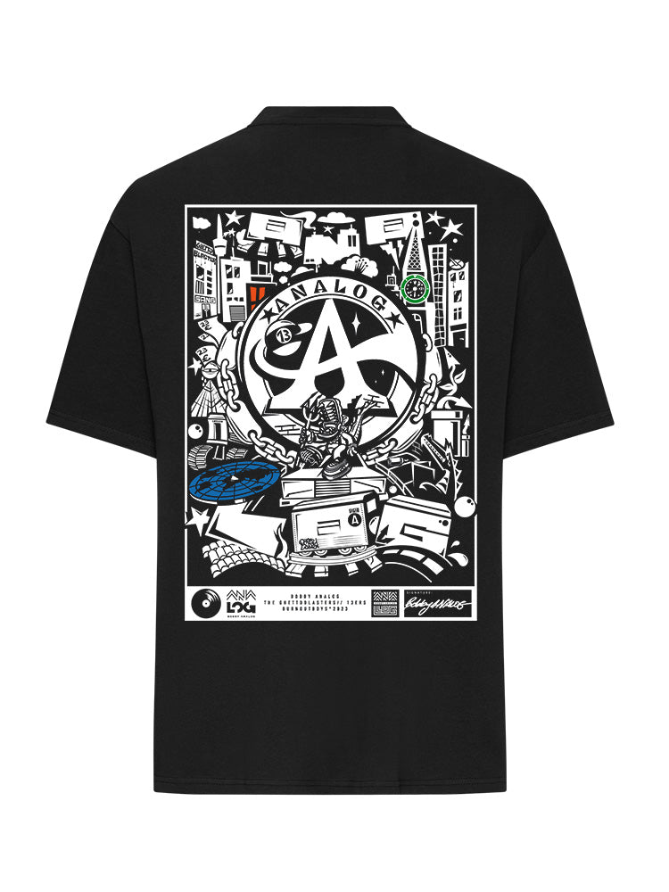 "Analog Black" T-Shirt + Poster Bundle
