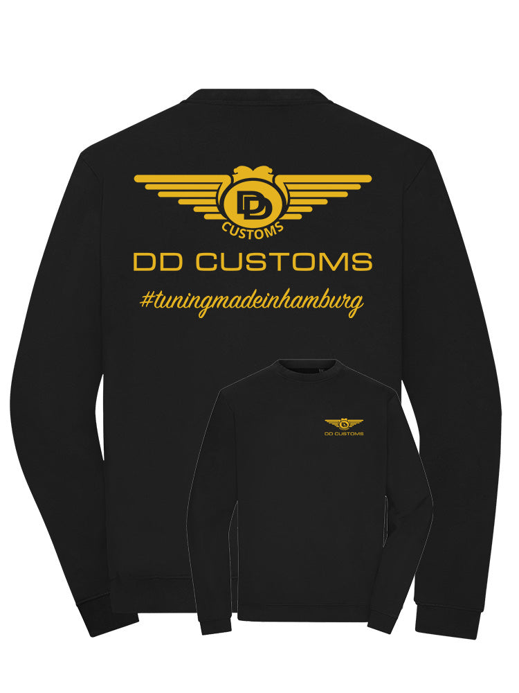 DD Customs Gold Logo - Sweater