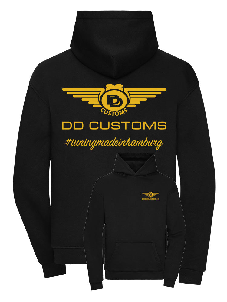 DD Customs Gold Logo - Hoodie