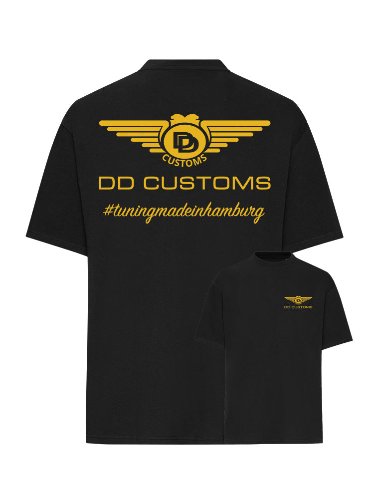 DD Customs Gold Logo - T-Shirt (oversize fit)