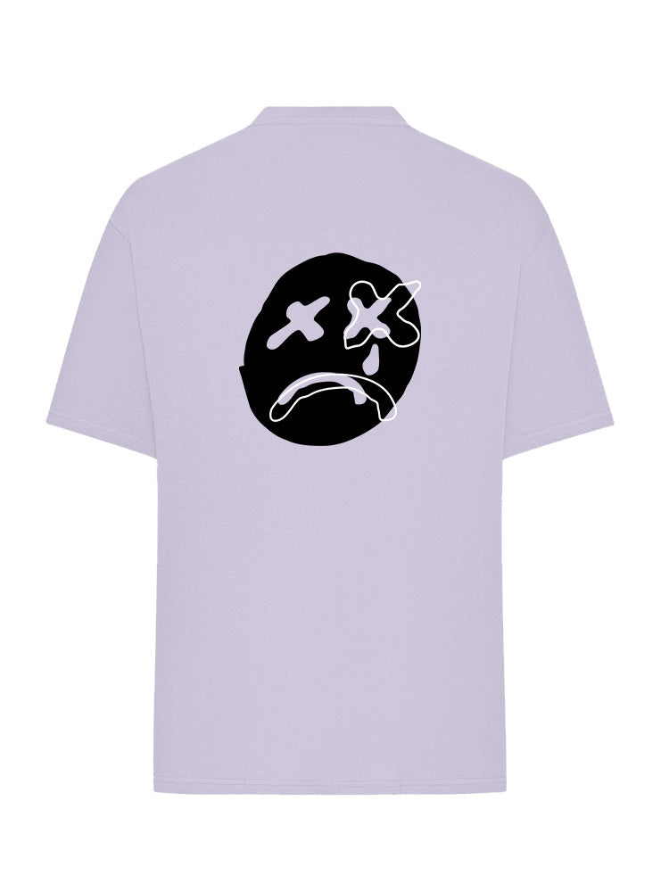 Lost Black Smiley - T-Shirt