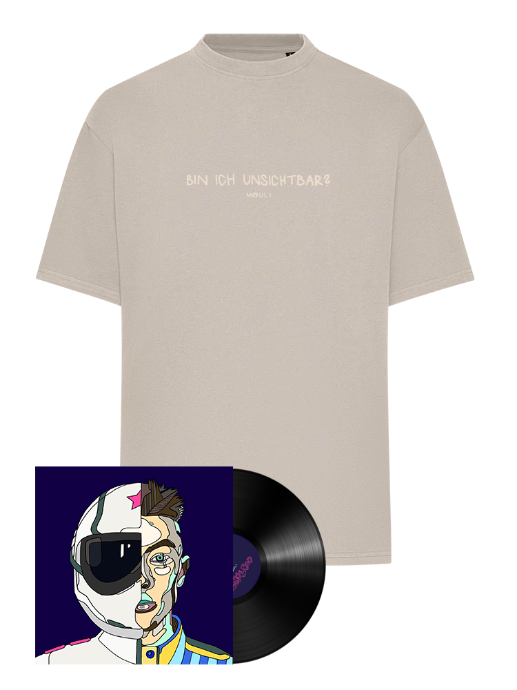 Cinepop - Album/T-Shirt Bundle Blau