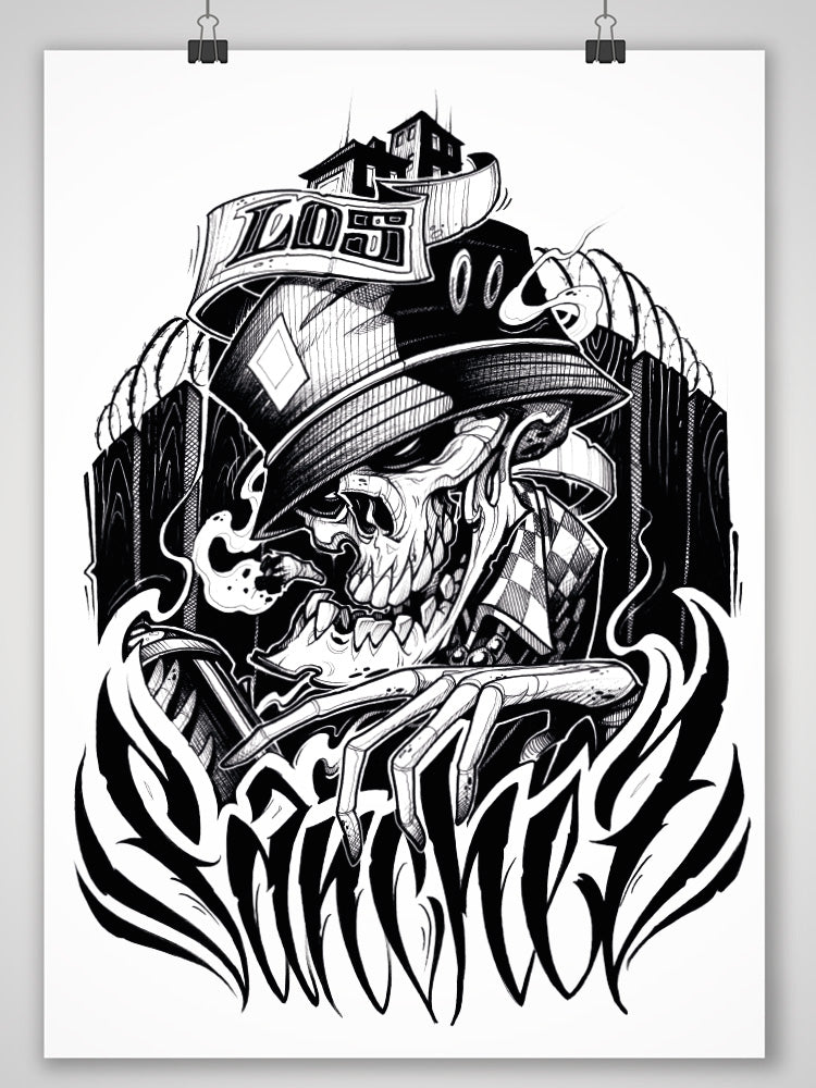 Skull Sanchez - DIN A2 Poster