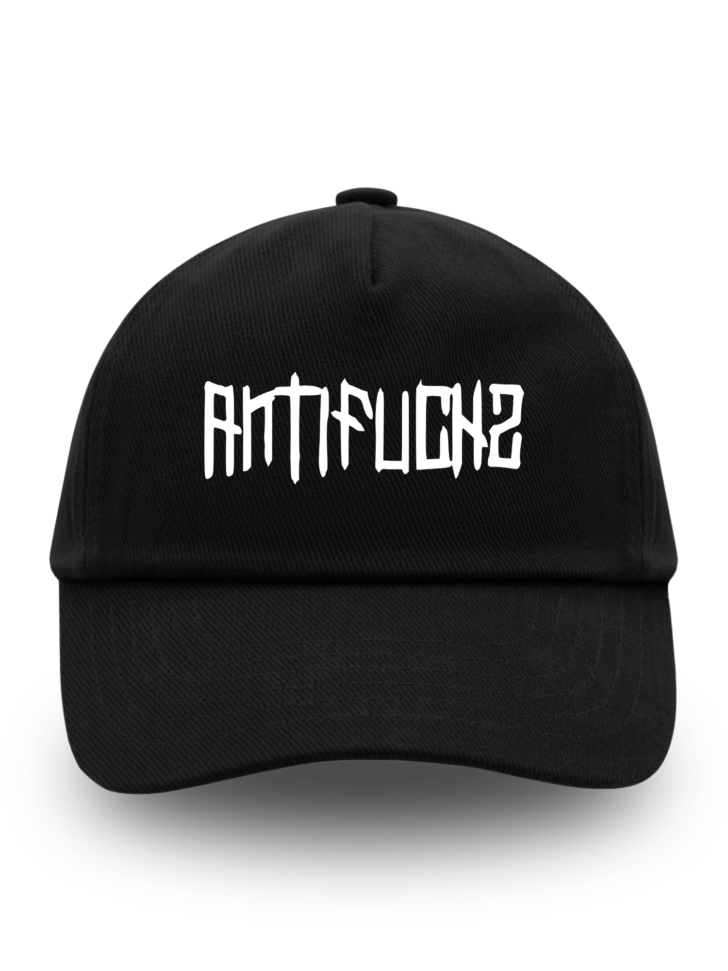 Antifuchs Cap "Schriftzug" Schwarz