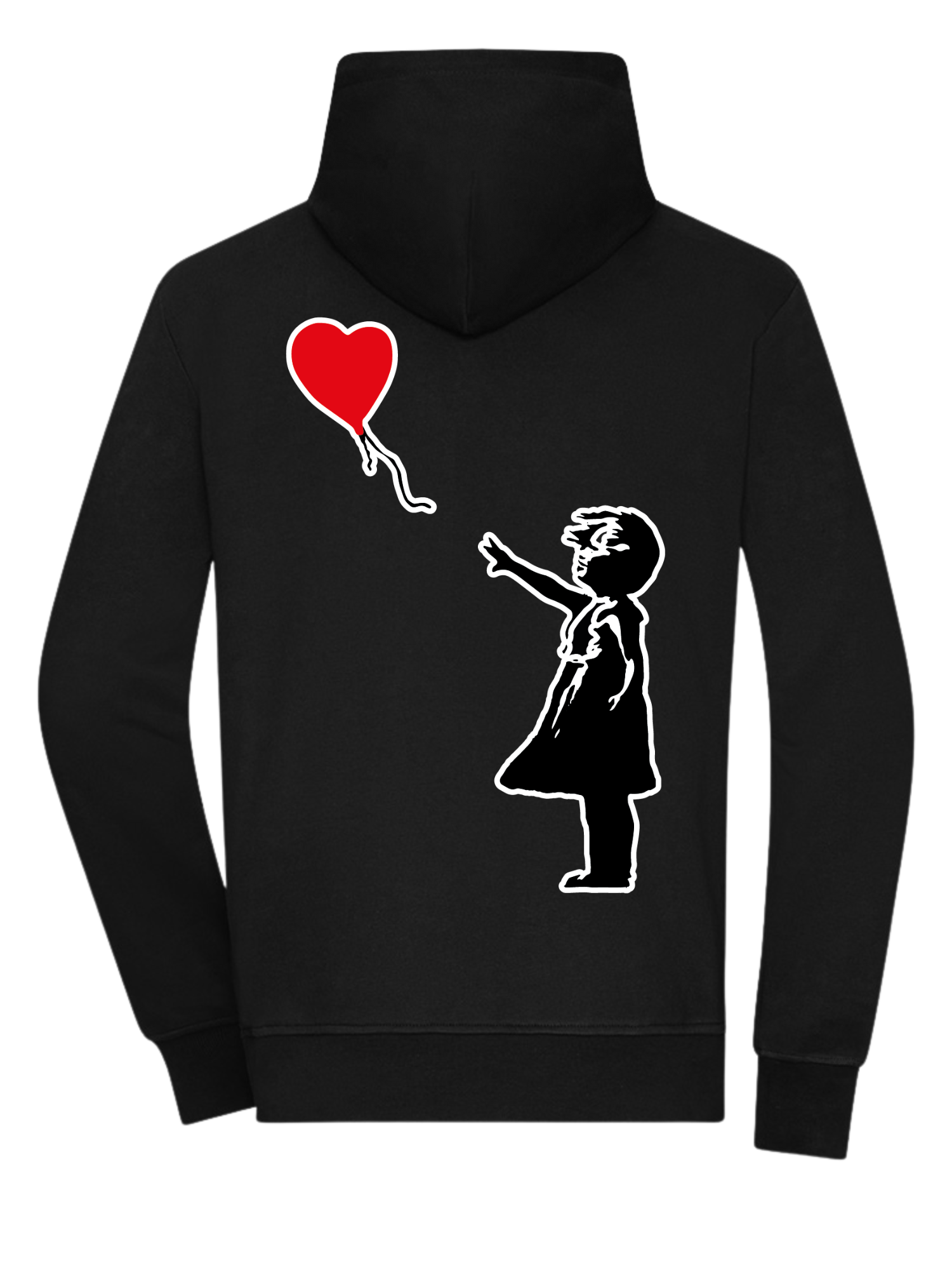 Banksy - Girl with Balloon Hoodie