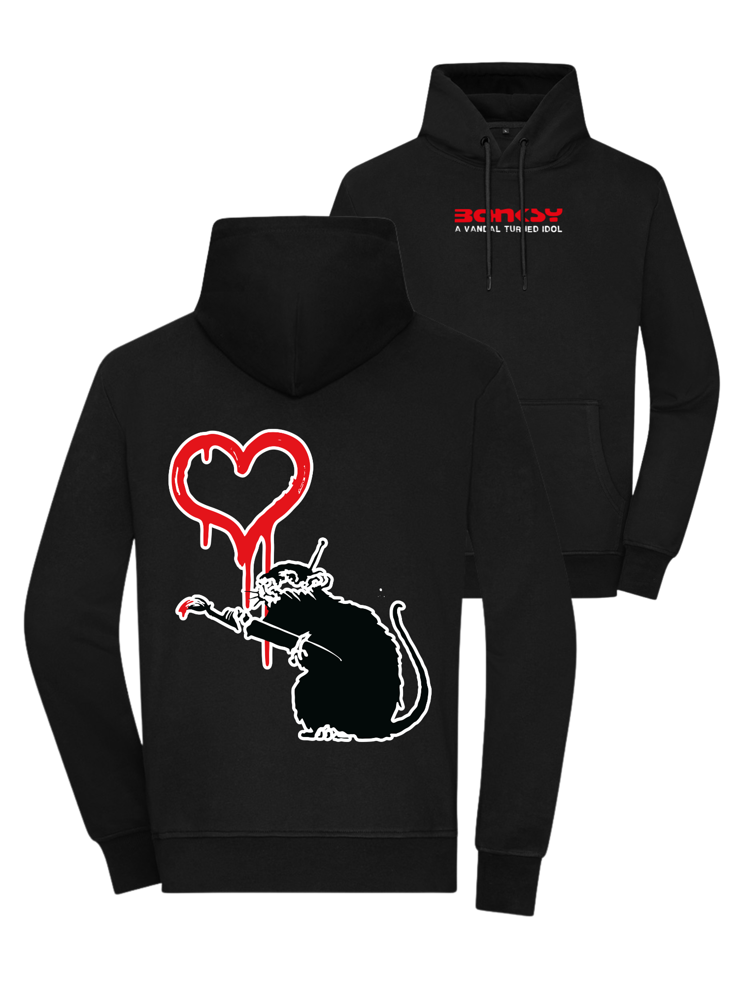 Banksy - Love Rat Hoodie