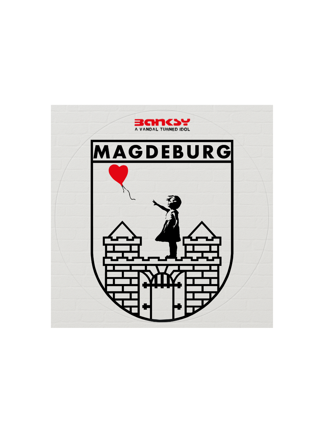 Sticker Wappen Magdeburg