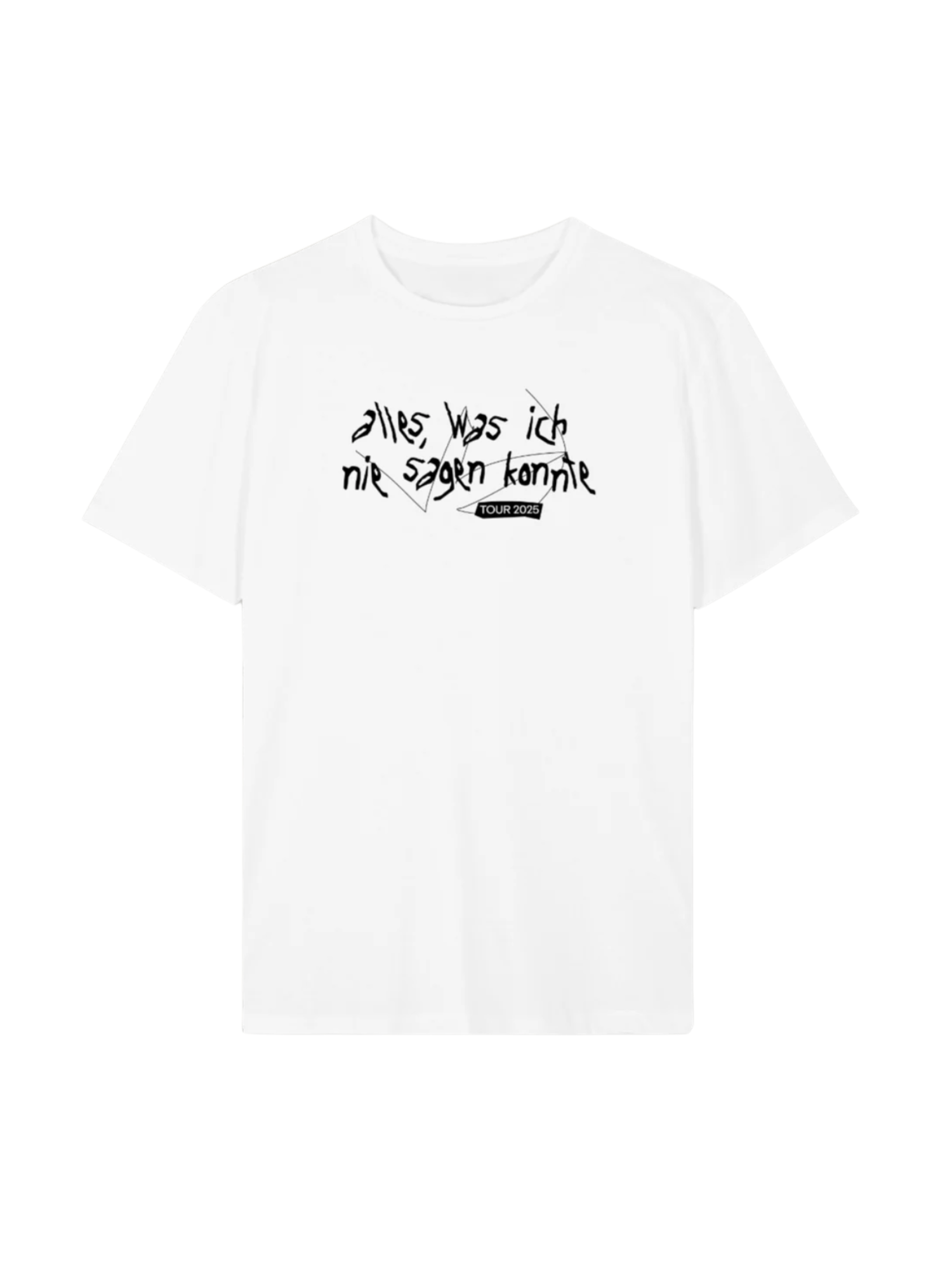 T-Shirt "Alles was ich nie sagen konnte Tour 2025"
