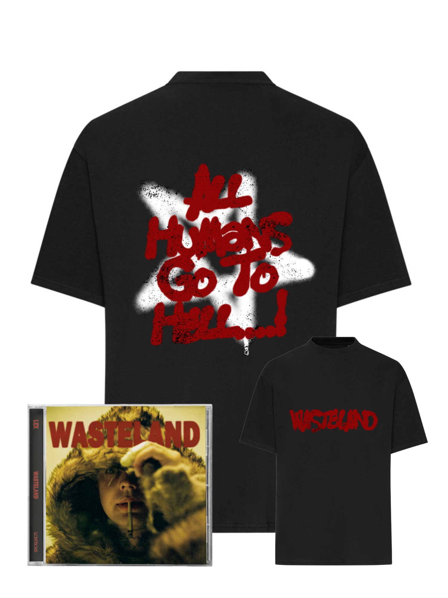 WASTELAND - CD & T-Shirt Bundle