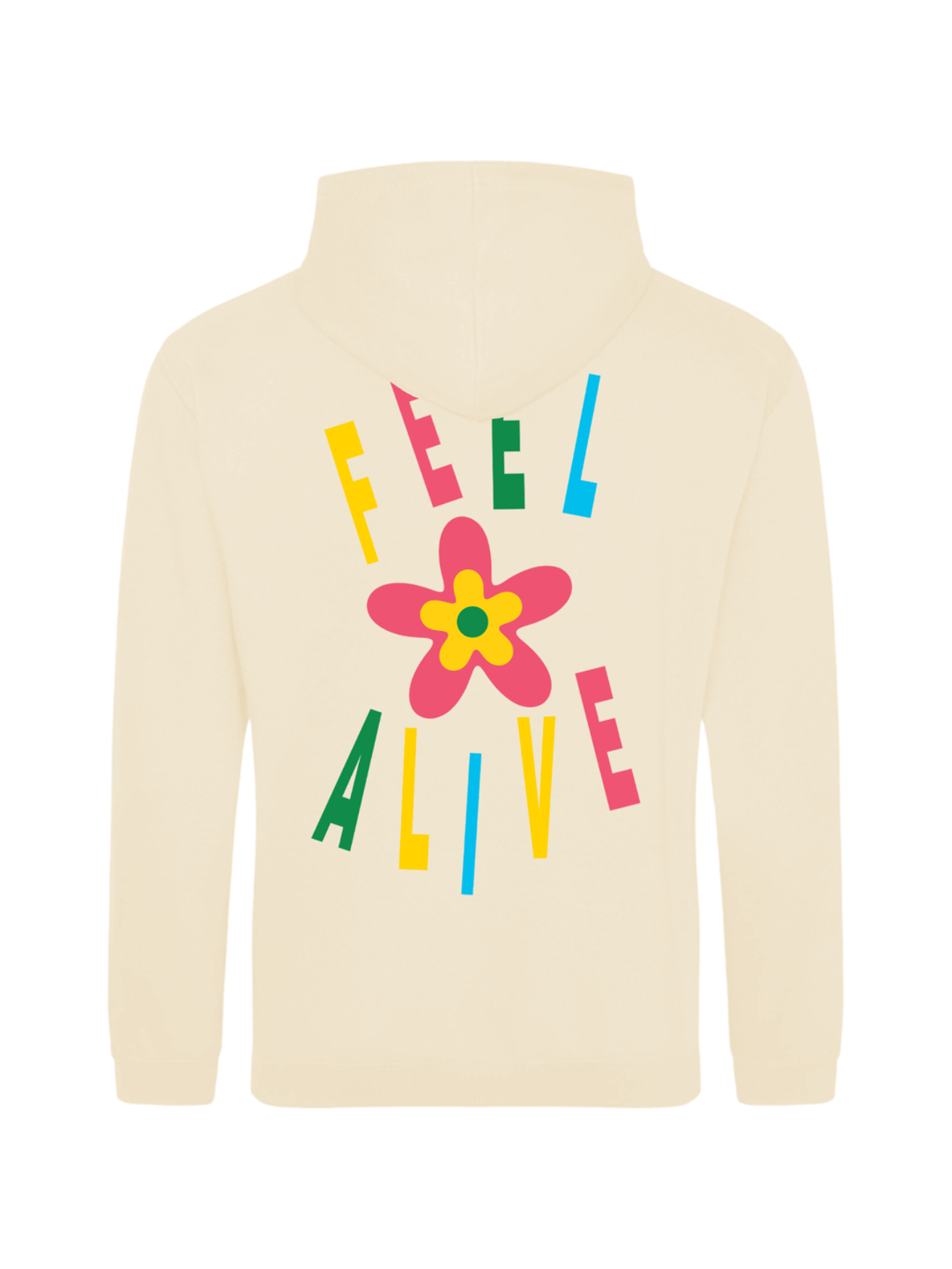 Feel Alive Hoodie beige