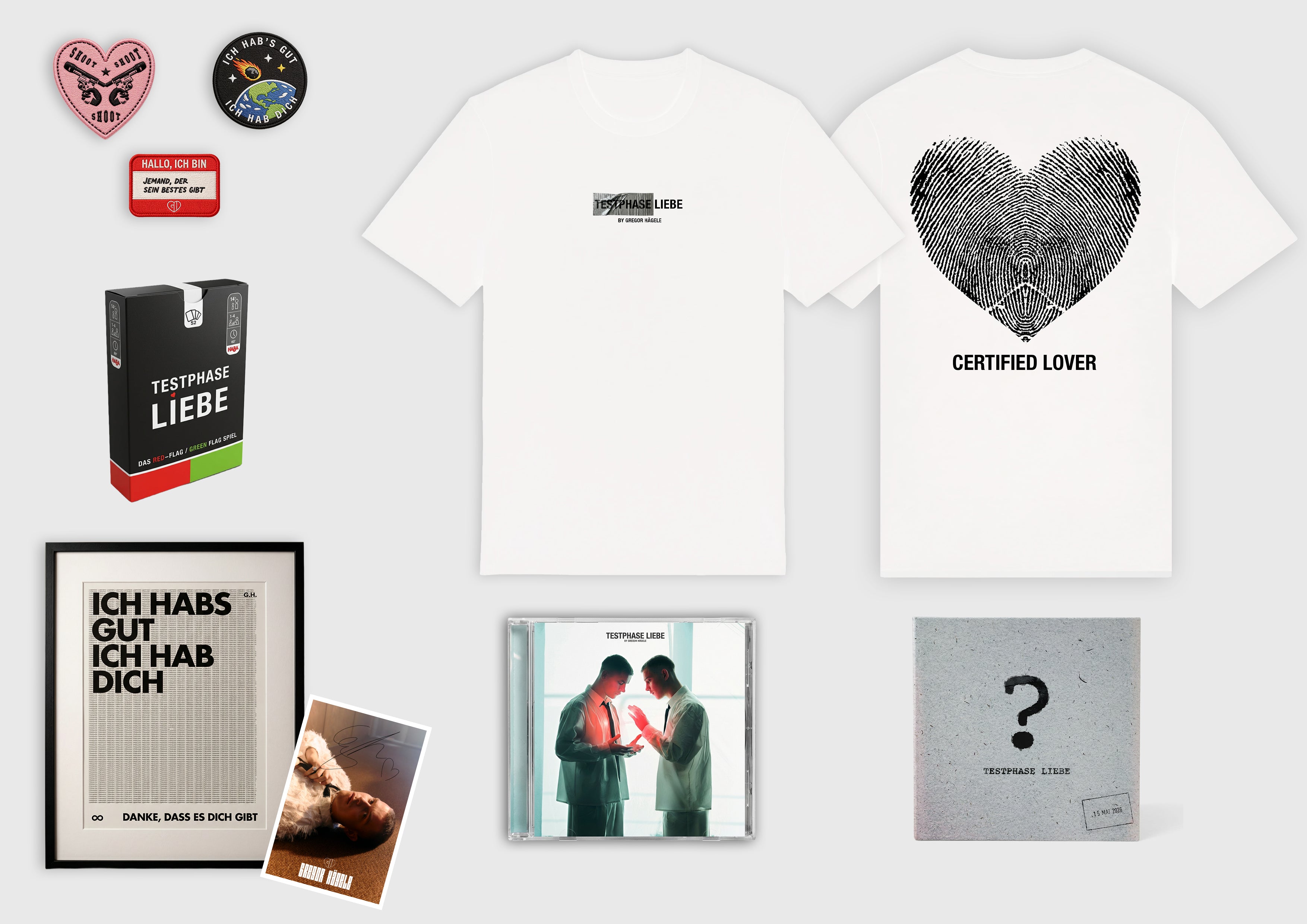 "TESTPHASE LIEBE" CD x SHIRT BUNDLE