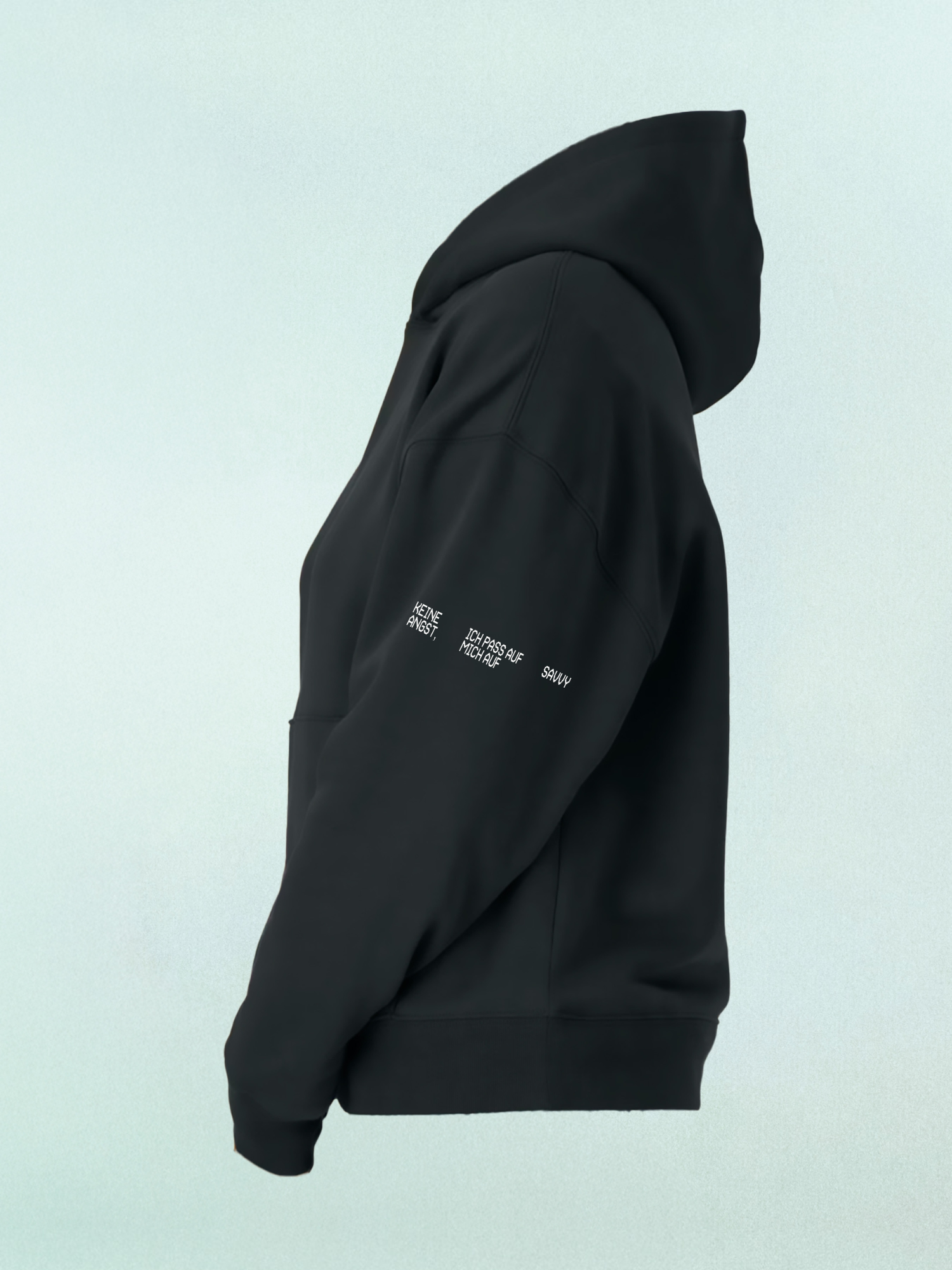 Hoodie "Keine Angst, ich pass auf mich auf"