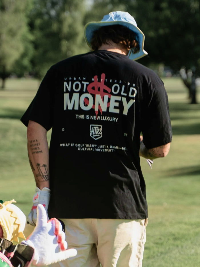 Not Old Money - T-Shirt - Schwarz