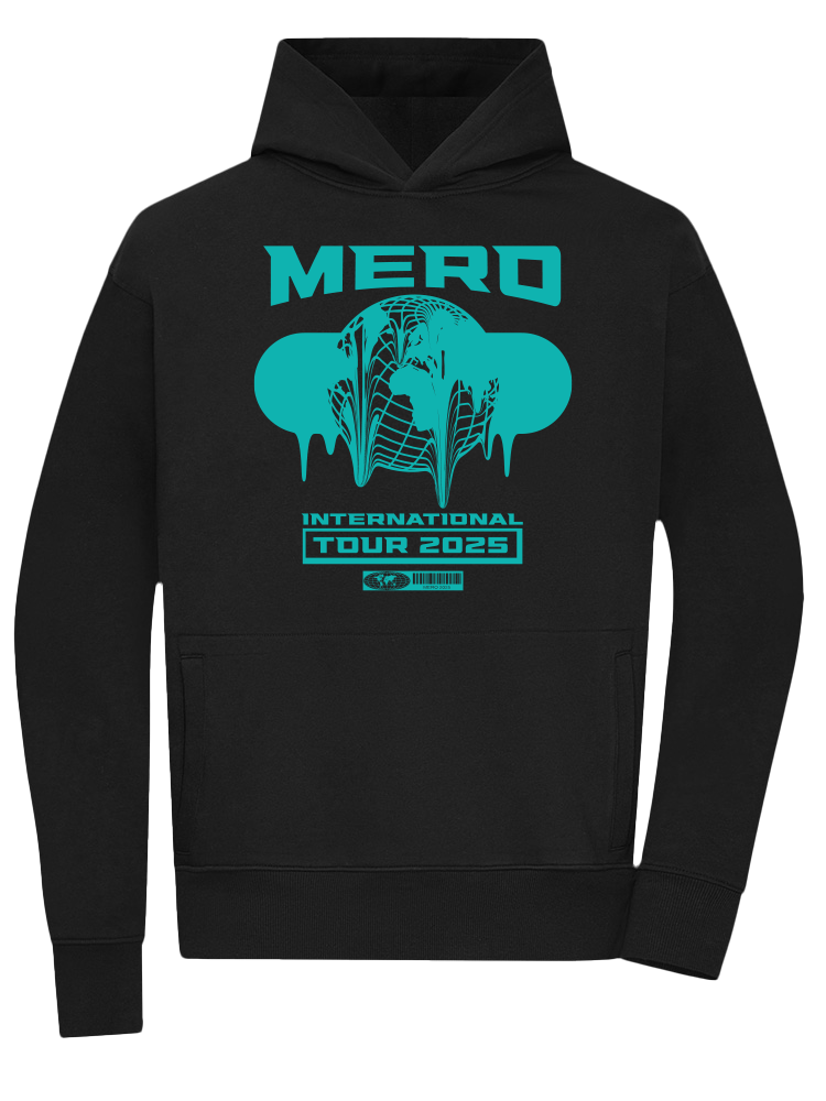 Mero Tour 2025: Tour Hoodie World Black