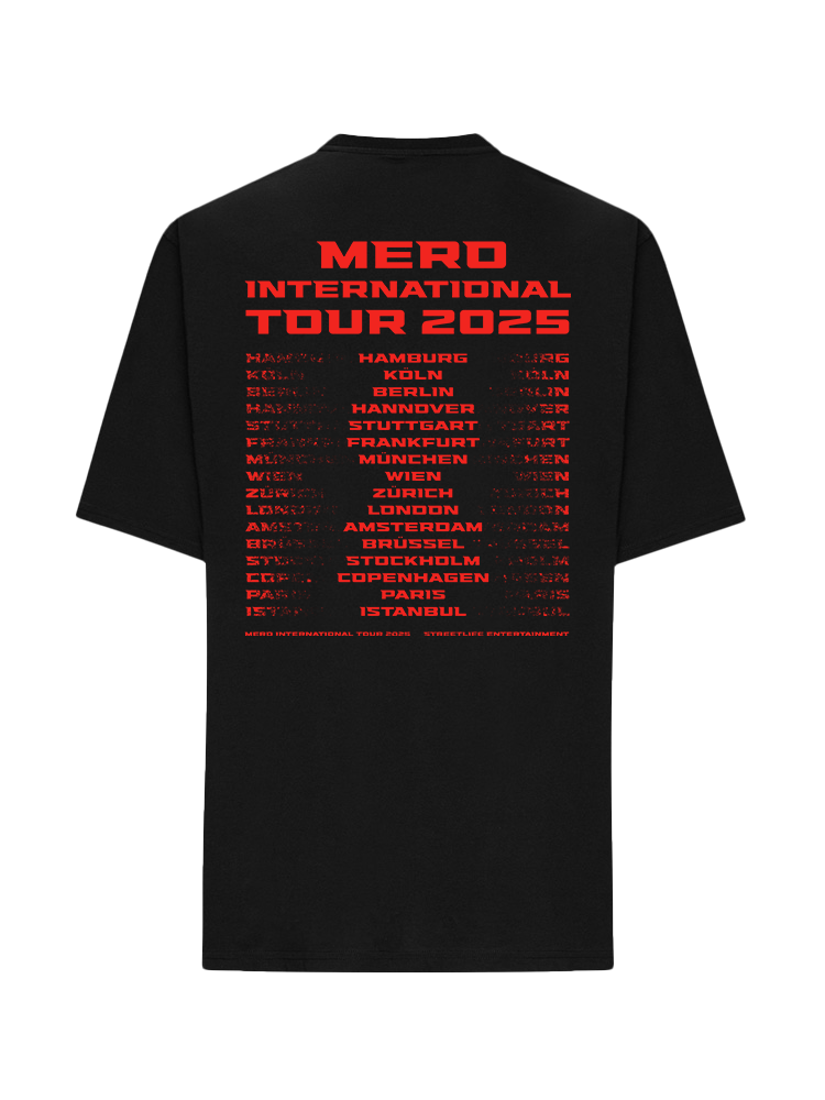 Mero Tour 2025: Tour T-Shirt Black