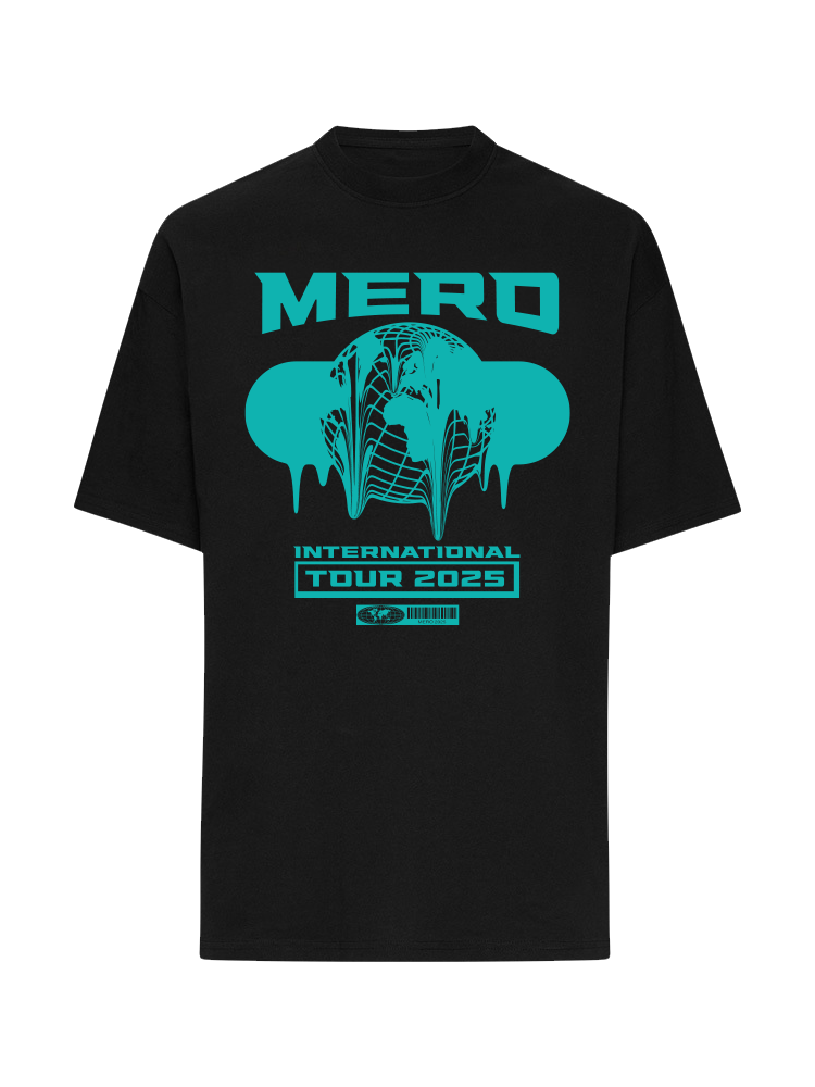 Mero Tour 2025: Tour T-Shirt World Black