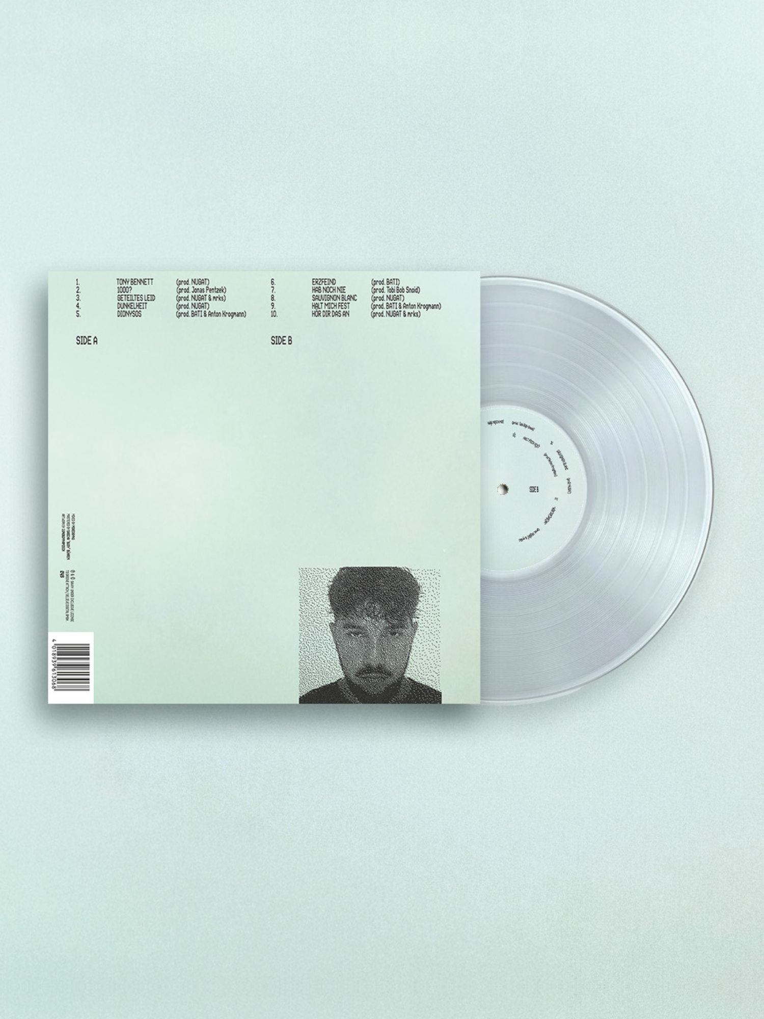 Vinyl "Keine Angst, ich pass auf mich auf"