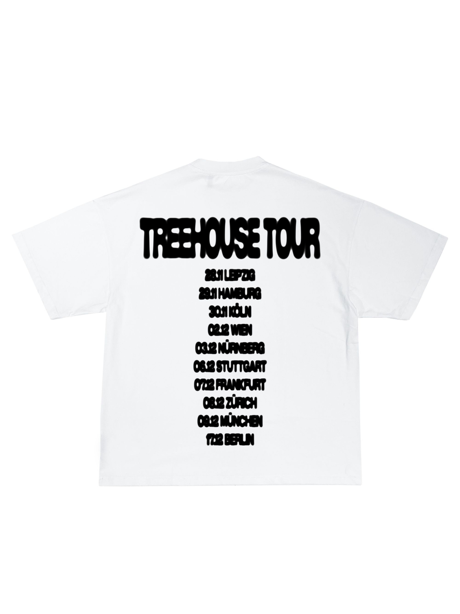 Badchieff - T-SHIRT - TREEHOUSE TOUR - weiß